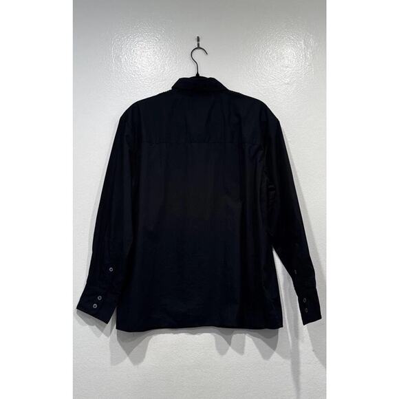 Banana Republic Sequin Button Front Shirt Women's Size Medium Sparkle Holiday - Picture 5 of 7